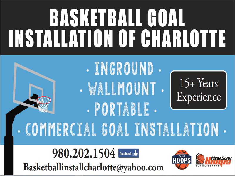 Basketball Goal Installation of Charlotte